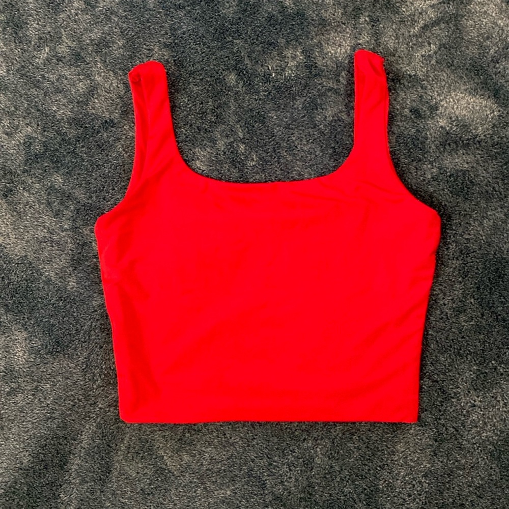 Square Neck Crop Tank